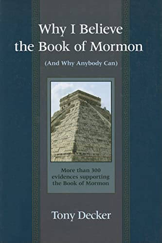 Stock image for Why I Believe the Book of Mormon: And Why Anybody Can for sale by Jenson Books Inc