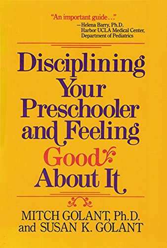 Beispielbild fr Disciplining your preschooler and feeling good about it zum Verkauf von Seattle Goodwill