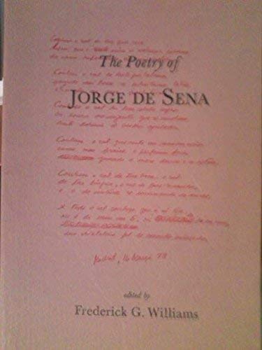 Beispielbild fr The poetry of Jorge de Sena: A bilingual selection zum Verkauf von ThriftBooks-Atlanta