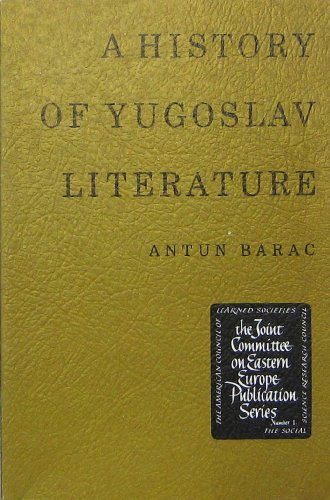 Stock image for A History of Yugoslav Literature for sale by Better World Books