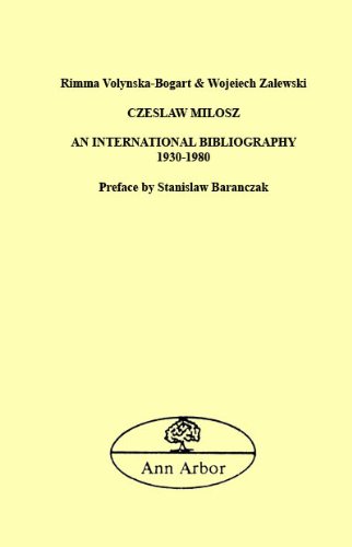 Stock image for Czeslaw Milosz for sale by Books Puddle