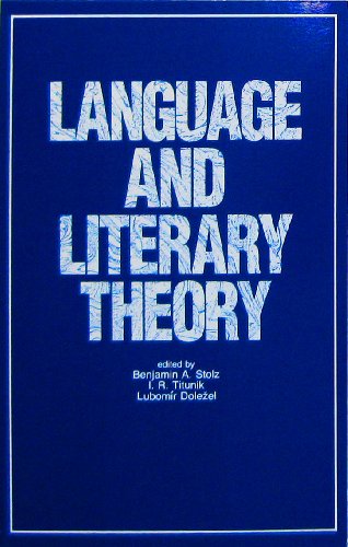 9780930042592: Language and Literary Theory: In Honor of Ladislav Matejka (Papers in Slavic Philology, 5)