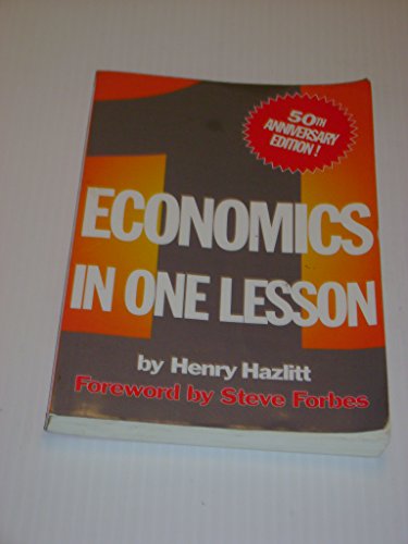 Beispielbild fr Economics in One Lesson zum Verkauf von Better World Books