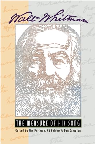 Beispielbild fr Walt Whitman: The Measure of His Song zum Verkauf von Kennys Bookshop and Art Galleries Ltd.