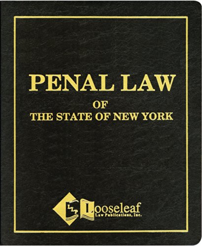 9780930137021: Penal Law ``N.Y.S. Certified''