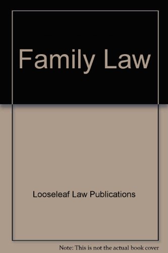 Beispielbild fr Family Law for NYS zum Verkauf von Textbooks_Source