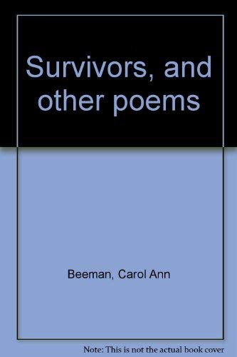 Beispielbild fr Survivors and Other Poems zum Verkauf von Curious Book Shop