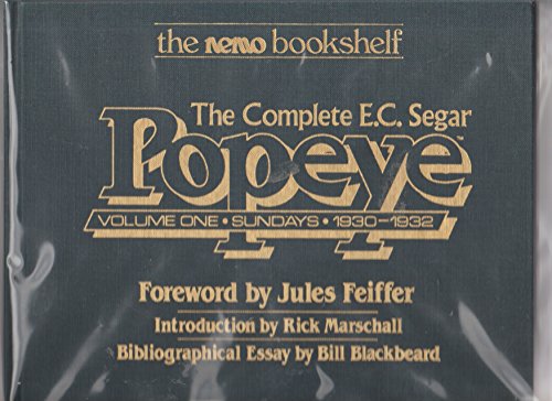 9780930193010: The Complete E.C. Segar Popeye, Vol. 1: Sundays, 1930-1932 (The Nemo Bookshelf)