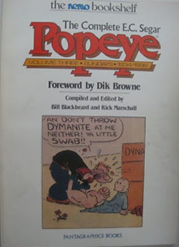 Imagen de archivo de Complete E.C. Segar Popeye, Sundays, 1934-36 (Volume Three) a la venta por Memories Lost and Found