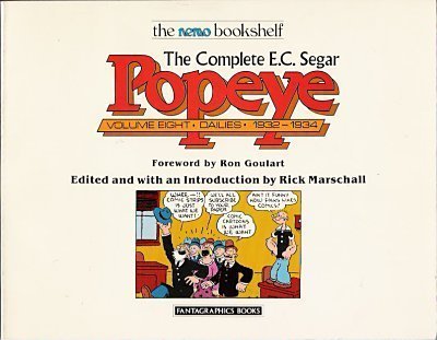 Beispielbild fr The Complete E.C. Segar Popeye: Dailies, 1932-34: 8 (The Nemo Bookshelf) zum Verkauf von HPB Inc.