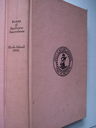 Beispielbild fr Lineages of the Society of Mayflower Descendants in the State of Rhode Island and Providence Plantations: Volume Two zum Verkauf von Emily's Books