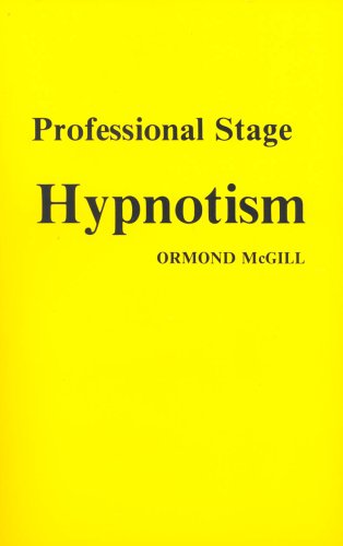 Stock image for Professional Stage Hypnotism for sale by Goldstone Books