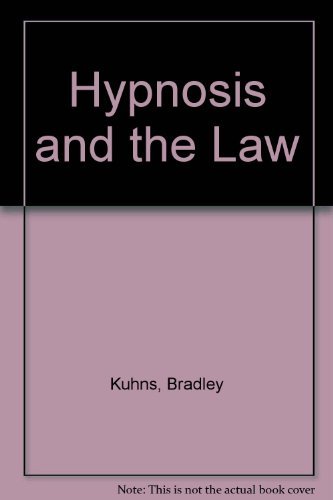 Beispielbild fr Hypnosis and the Law zum Verkauf von HPB Inc.