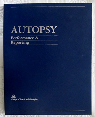 Imagen de archivo de Autopsy Performance and Reporting a la venta por HPB-Red