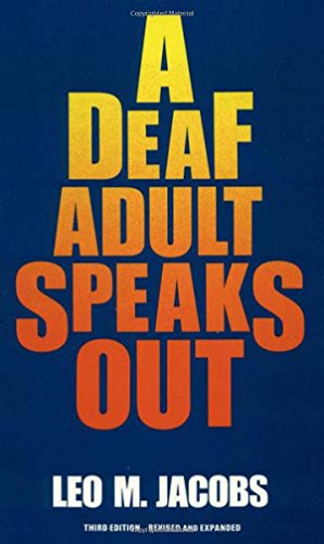 Beispielbild fr A Deaf Adult Speaks Out zum Verkauf von SecondSale
