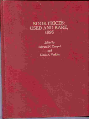 Stock image for Book Prices: Used and Rare, 1996 for sale by gigabooks