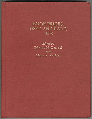 Stock image for Book Prices: Used and Rare, 1998 (Annual) for sale by HPB-Red