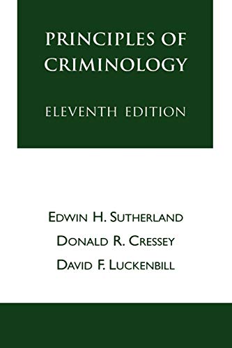 Beispielbild fr Principles of Criminology (The Reynolds Series in Sociology) zum Verkauf von ThriftBooks-Atlanta