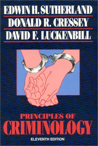9780930390709: Principles of Criminology
