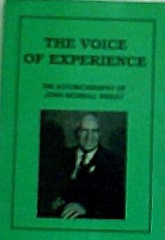 9780930401429: The voice of experience: The autobiography of John Morrall Wesley