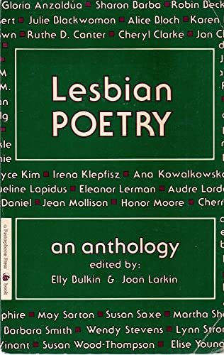 Stock image for Lesbian Poetry: An Anthology for sale by Great Matter Books