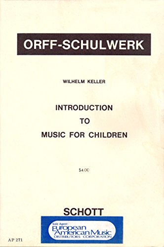 9780930448103: Introduction to music for children (METHODOLOGY PLAYING THE INSTUMENTS SUGGESTIONS FOR TEACHERS)
