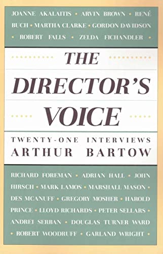 Stock image for The Director's Voice: Twenty-One Interviews for sale by Your Online Bookstore