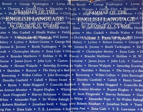 Beispielbild fr Grammar of the English Language zum Verkauf von Versandantiquariat Felix Mcke