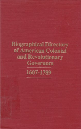 9780930466077: Title: Biographical directory of American colonial and Re