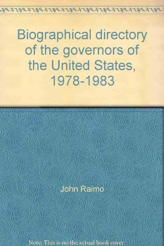 9780930466626: Biographical Directory of the Governors of the United States