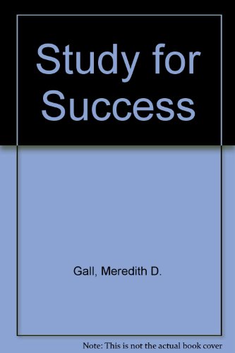 Beispielbild fr Study for Success zum Verkauf von Wonder Book