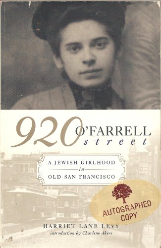 Stock image for 920 O'Farrell Street: A Jewish Girlhood in Old San Francisco for sale by Wonder Book