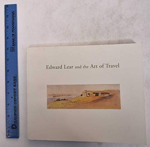 Beispielbild fr Edward Lear and the Art of Travel (Yale Center for British Art) zum Verkauf von Books From California