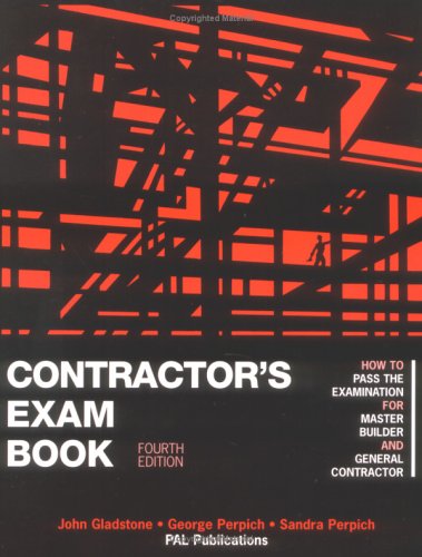 9780930644215: Contractor's Exam Book: How to Pass the Examination for Master Builder and General Contractor