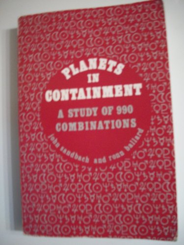 Stock image for Planetary Containments: A Study of 990 Combinations. for sale by Orrin Schwab Books