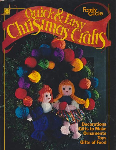 Beispielbild fr Family Circle Quick and Easy Christmas Crafts zum Verkauf von SecondSale