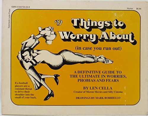 Stock image for Things to Worry about (In Case You Run Out) for sale by ThriftBooks-Dallas