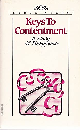 Imagen de archivo de Keys to contentment: A study on Philippians (Aglow Bible study) a la venta por ThriftBooks-Atlanta