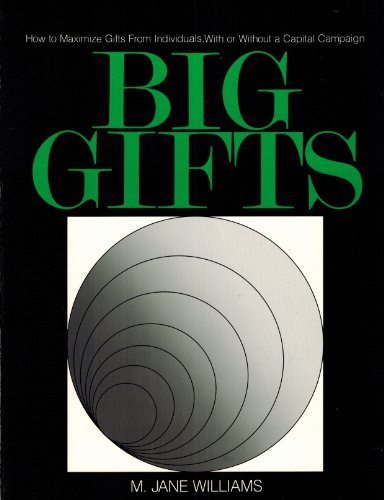 9780930807153: Big Gifts: How to Maximize Gifts from Individuals, With or Without a Capital Campaign