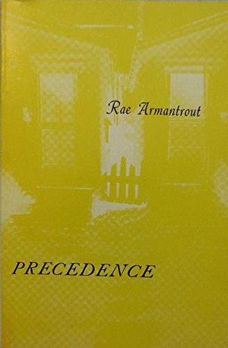 Precedence (9780930901240) by Armantrout, Rae