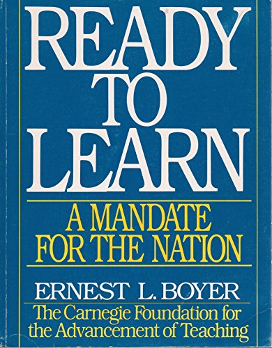 Imagen de archivo de Ready to Learn : A Mandate for the Nation a la venta por Better World Books