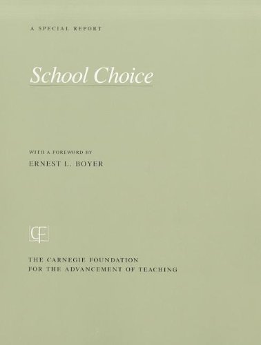 Stock image for SCHOOL CHOICE, A SPECIAL REPORT for sale by Larry W Price Books