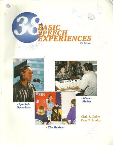 Imagen de archivo de 38 Basic Speech Experiences a la venta por SecondSale