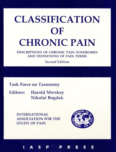 Stock image for Classification of Chronic Pain for sale by HPB-Ruby