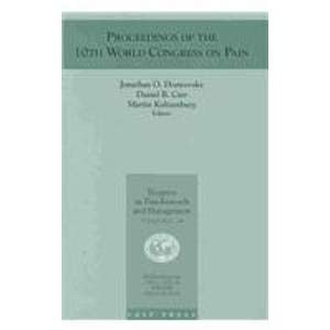 Imagen de archivo de Proceedings of the 10th World Congress on Pain (Progress in Pain Research and Management, V. 24) a la venta por Half Price Books Inc.