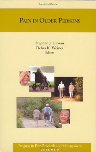 9780931092596: Pain in Older Persons: 35 (Progress in Pain Research and Management)