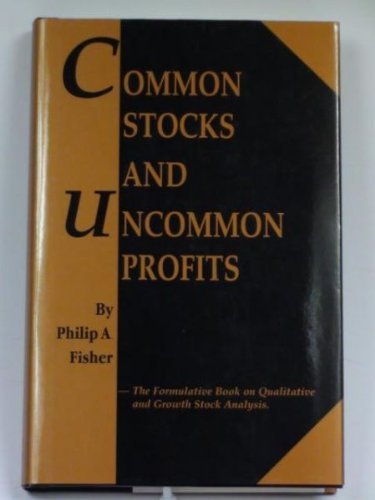 Stock image for Common Stocks and Uncommon Profits for sale by GF Books, Inc.