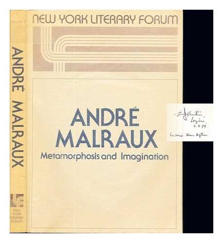 Beispielbild fr Andre Malraux: Metamorphosis and Imagination (New York literary Forum) zum Verkauf von Katsumi-san Co.