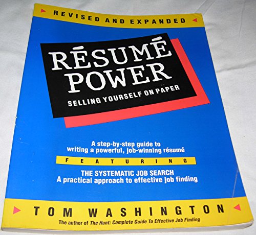 Stock image for Resume Power: Selling Yourself on Paper for sale by Wonder Book