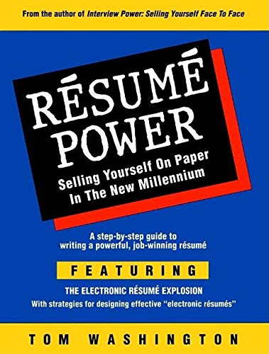 Beispielbild fr Resume Power: Selling Yourself on Paper in the New Millennium zum Verkauf von SecondSale